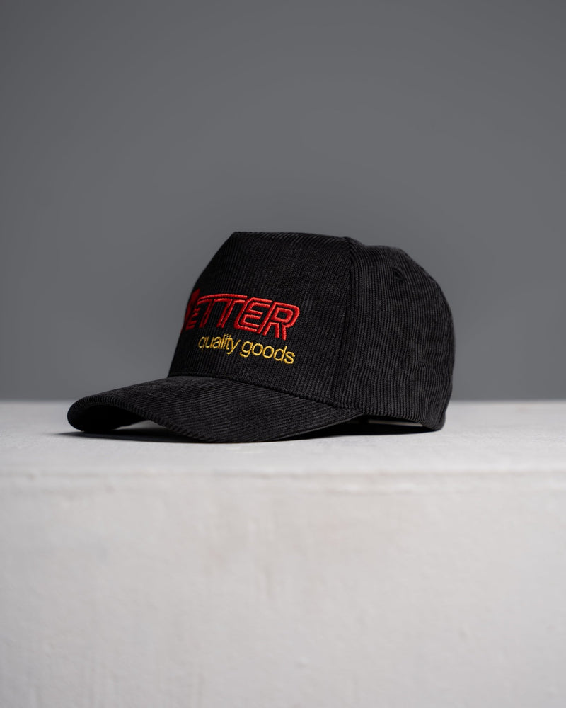 Black Better Quality Goods Corduroy Hat - Shop Better Today