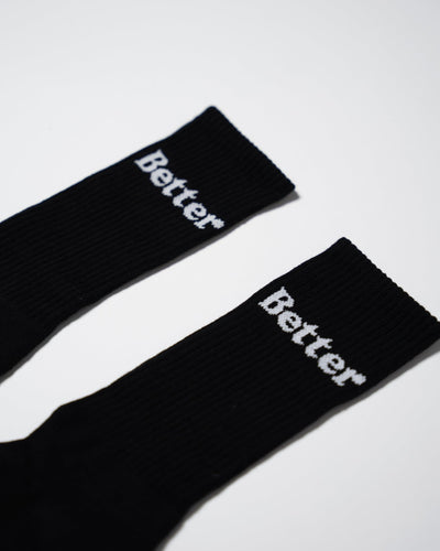 Black Better Socks - Shop Better Today