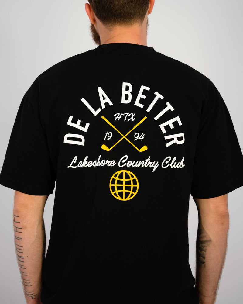 Black De La Better Country Club Tee - Shop Better Today
