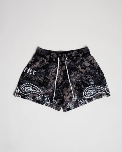 Black Digital Camo Mesh Shorts - Shop Better Today