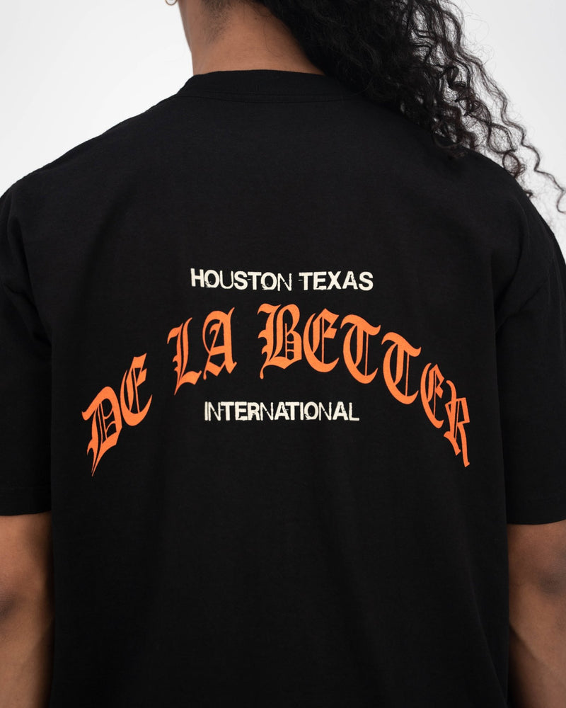 Black Old English International Tee - Shop Better Today