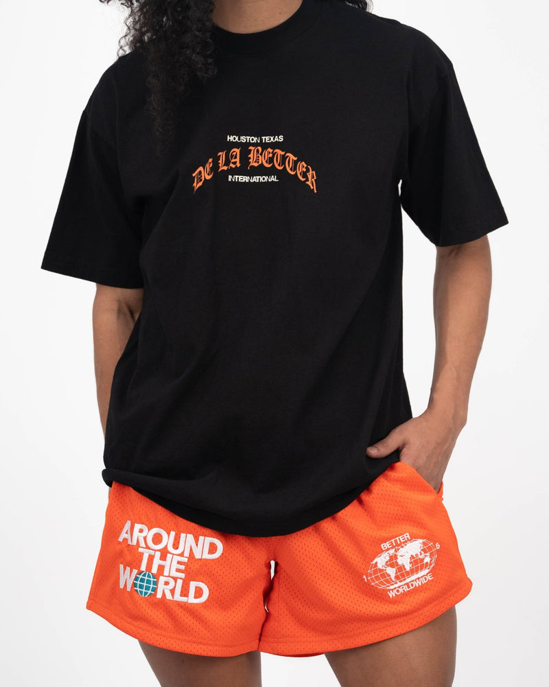Black Old English International Tee - Shop Better Today