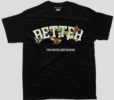 Black Stay Rooted Keep Growing Tee Pre-Order - Shop Better Today