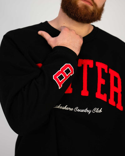 Black/Red Winners Only University Crew - Shop Better Today