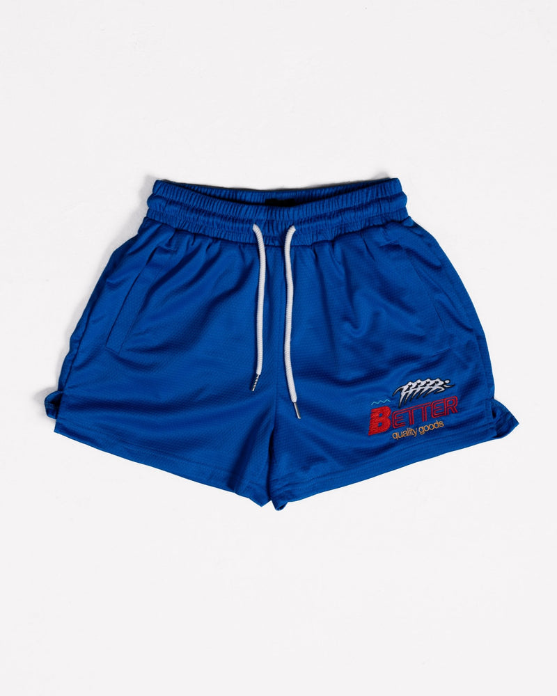 Blue 90s Performance Mesh Shorts - Shop Better Today