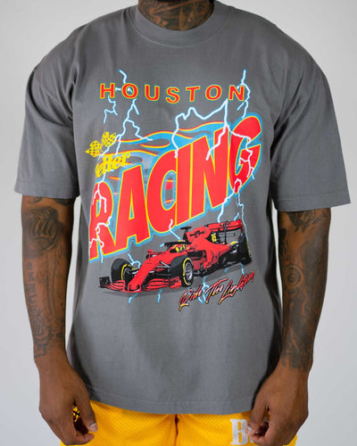 Charcoal Better Racing Tee - Shop Better Today