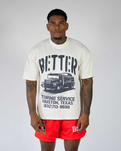 Créme Towing Service Tee - Shop Better Today
