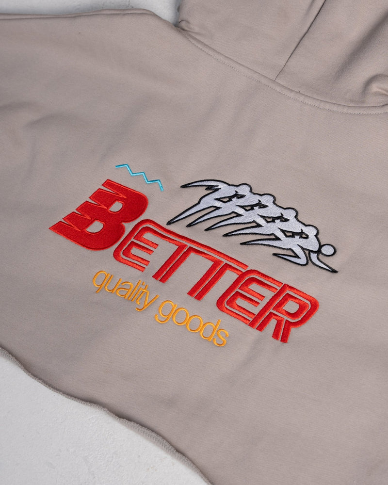 Light Grey 90s Cropped Hoodie - Shop Better Today