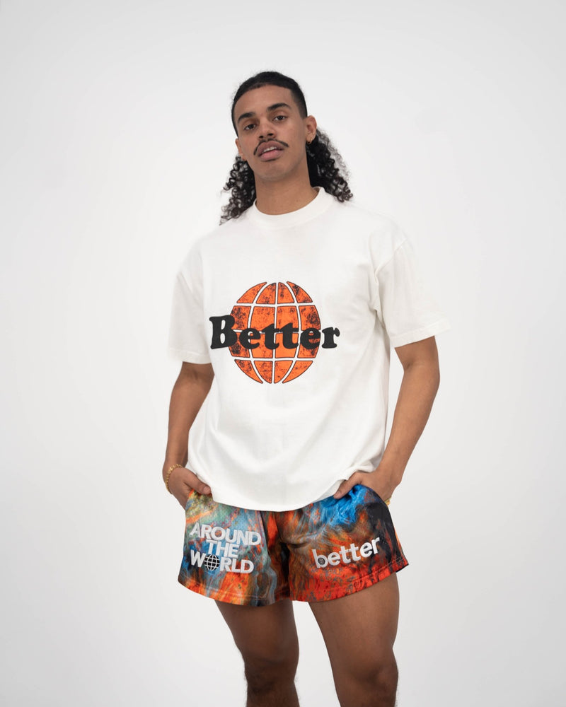 Off White Concrete World Tee - Shop Better Today