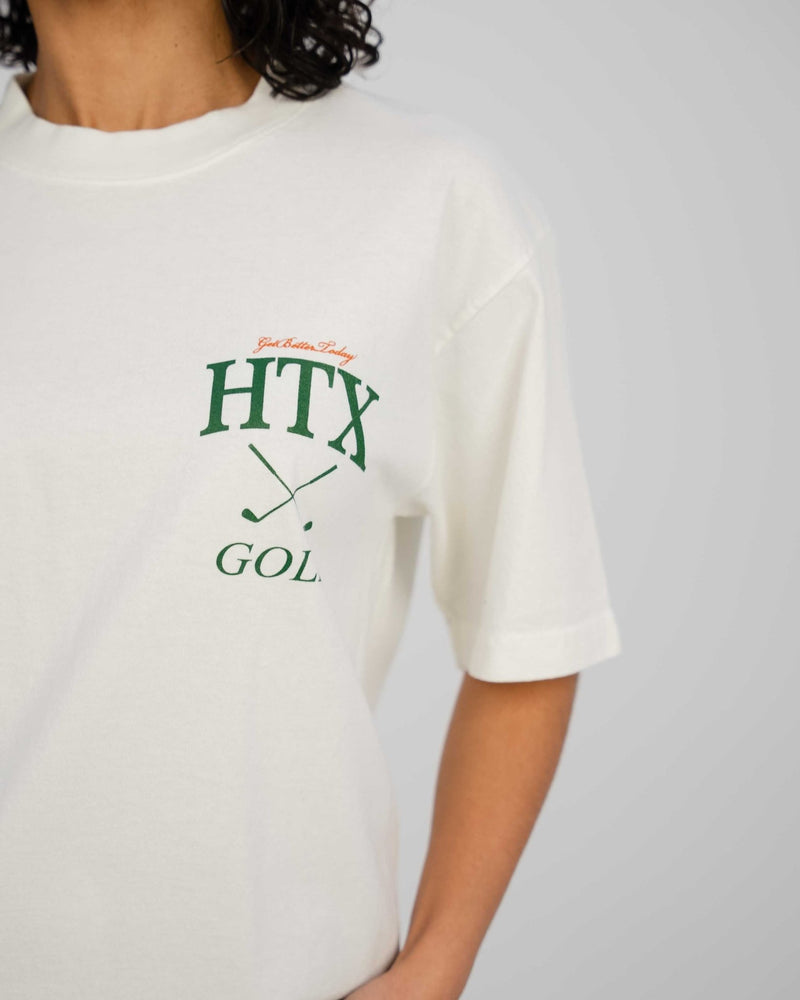 Off White/Green Gentleman's Country Club Tee - Shop Better Today