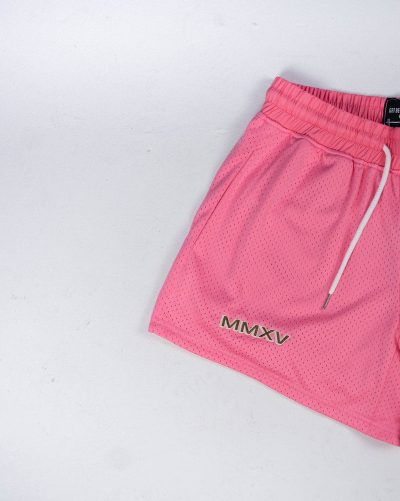 Pink/Brown Mesh Shorts - Shop Better Today