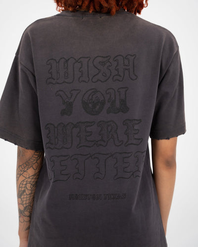 Vintage Black FoF Wish You Were Better Tee - Shop Better Today