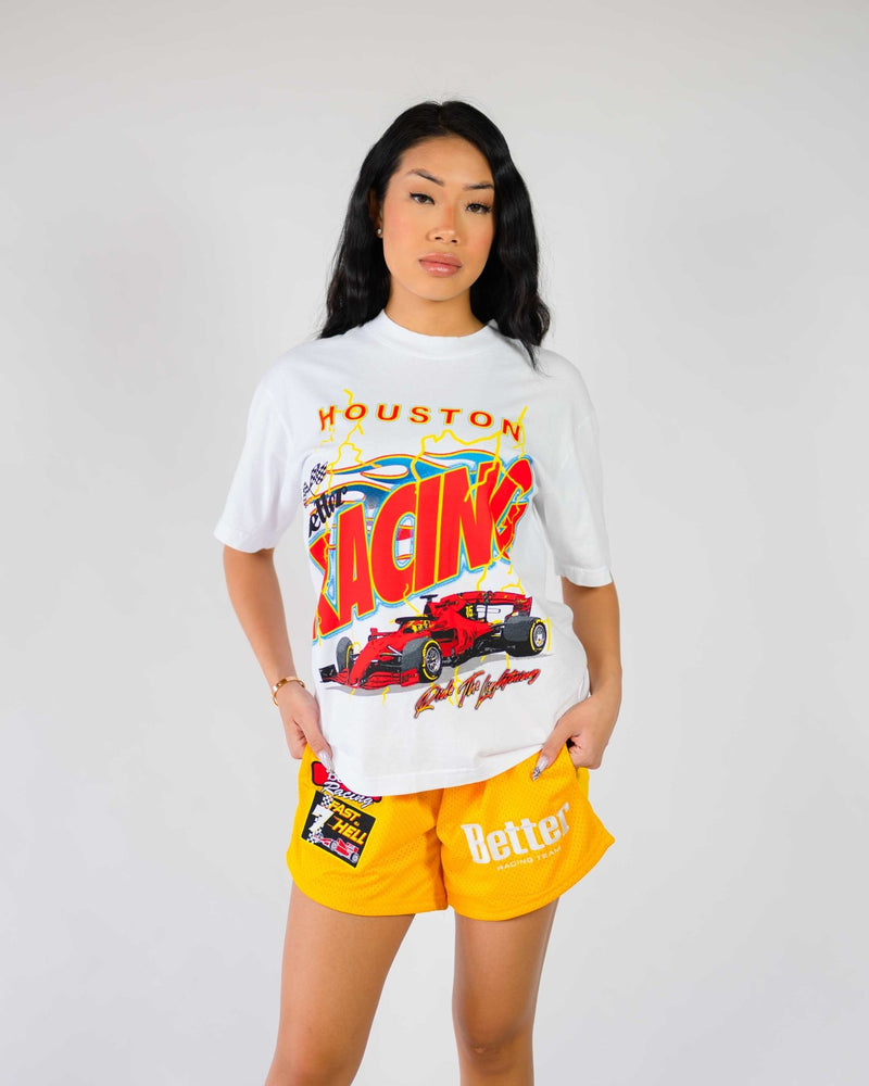 White Better Racing Tee - Shop Better Today