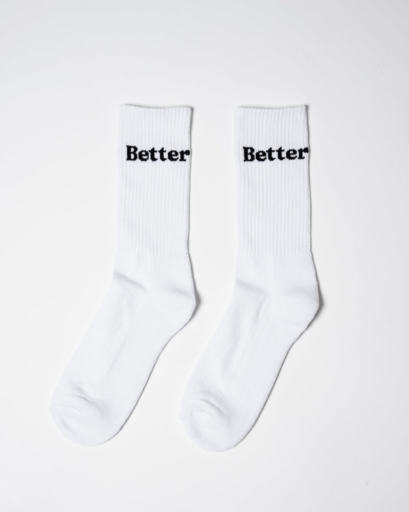 White Better Socks - Shop Better Today