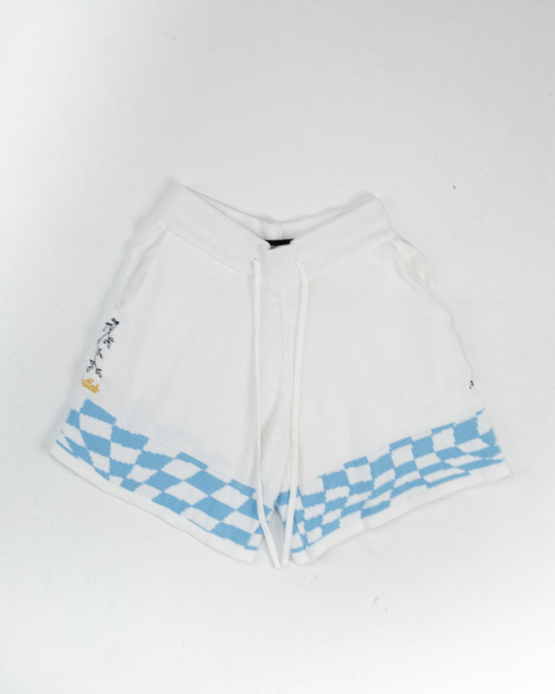 White Butterfly Knitted Short - Shop Better Today