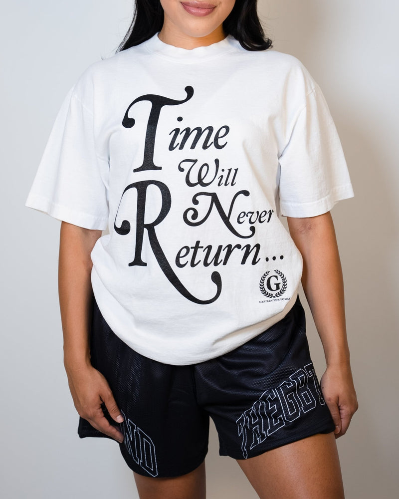 White Time Passed Tee - Shop Better Today